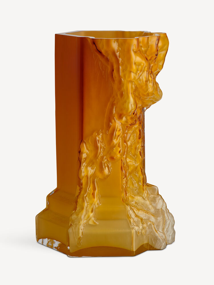 K&B Rocky vase honey 35cm